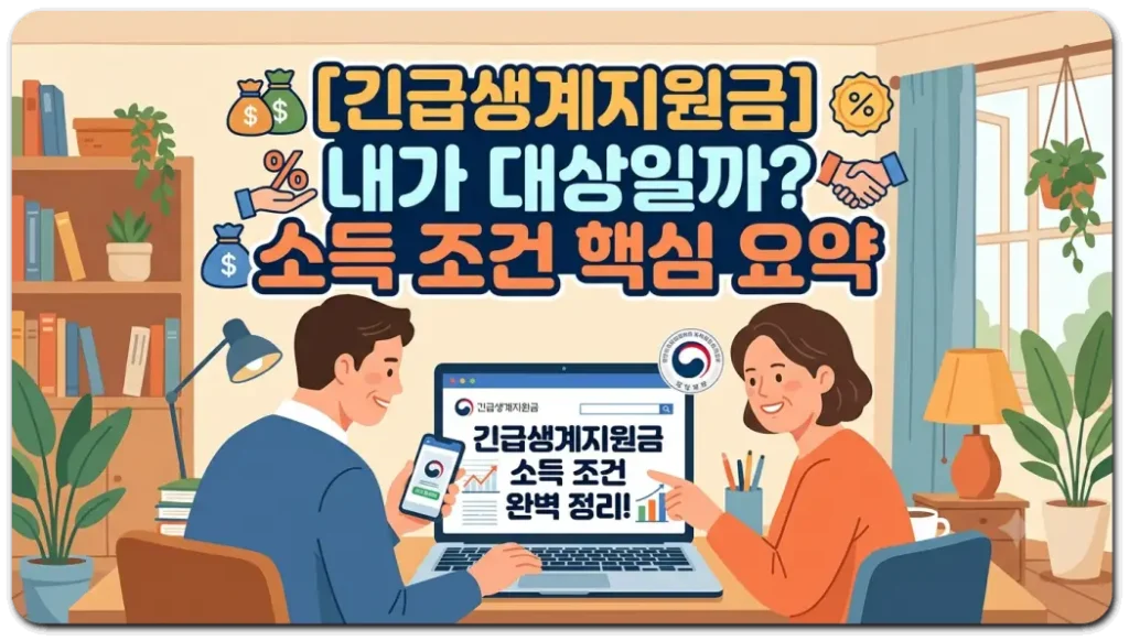 긴급생계지원금-소득조건-썸네일