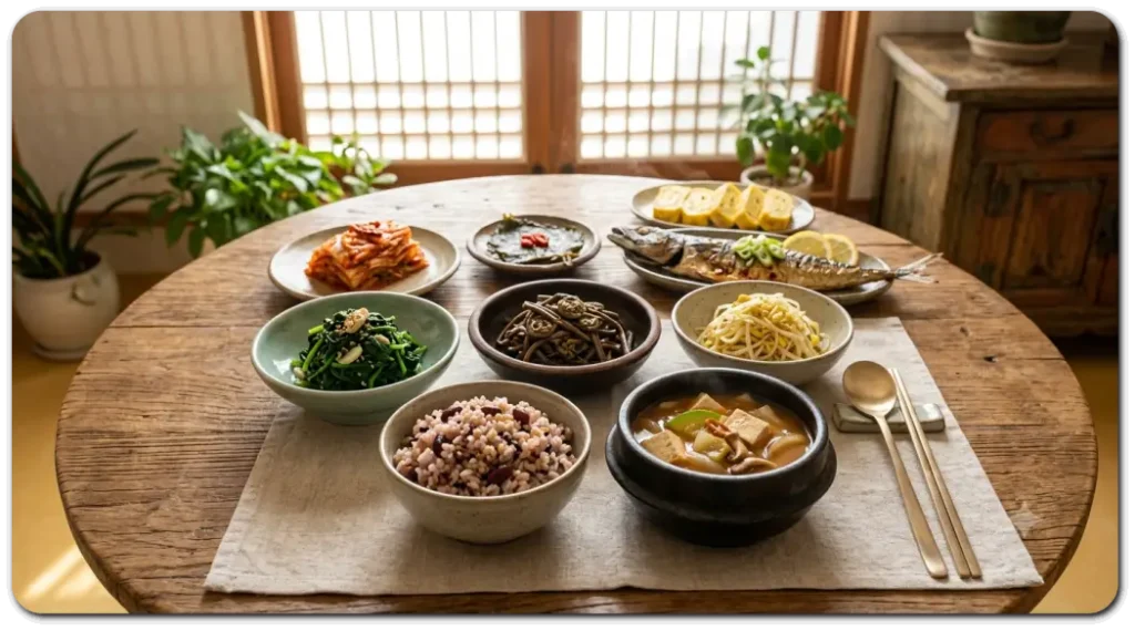 나물반찬-식단
