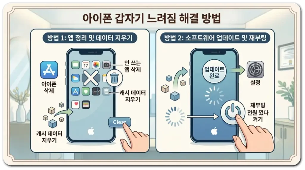 아이폰-앱정리-소프트웨어-업데이트-화면