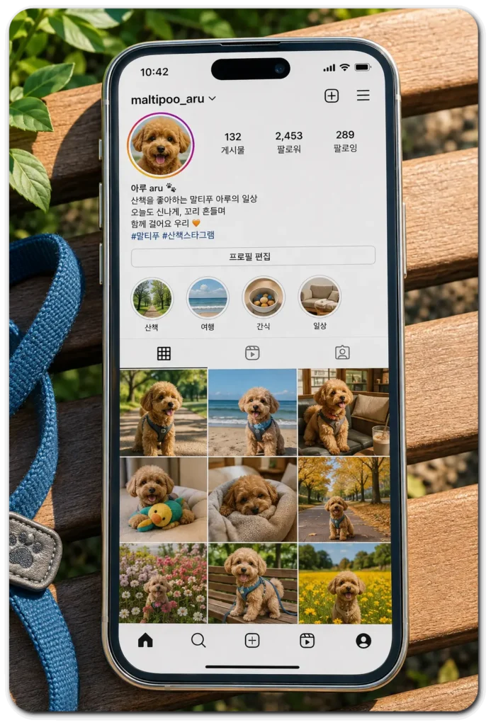 강아지-인스타그램-프로필