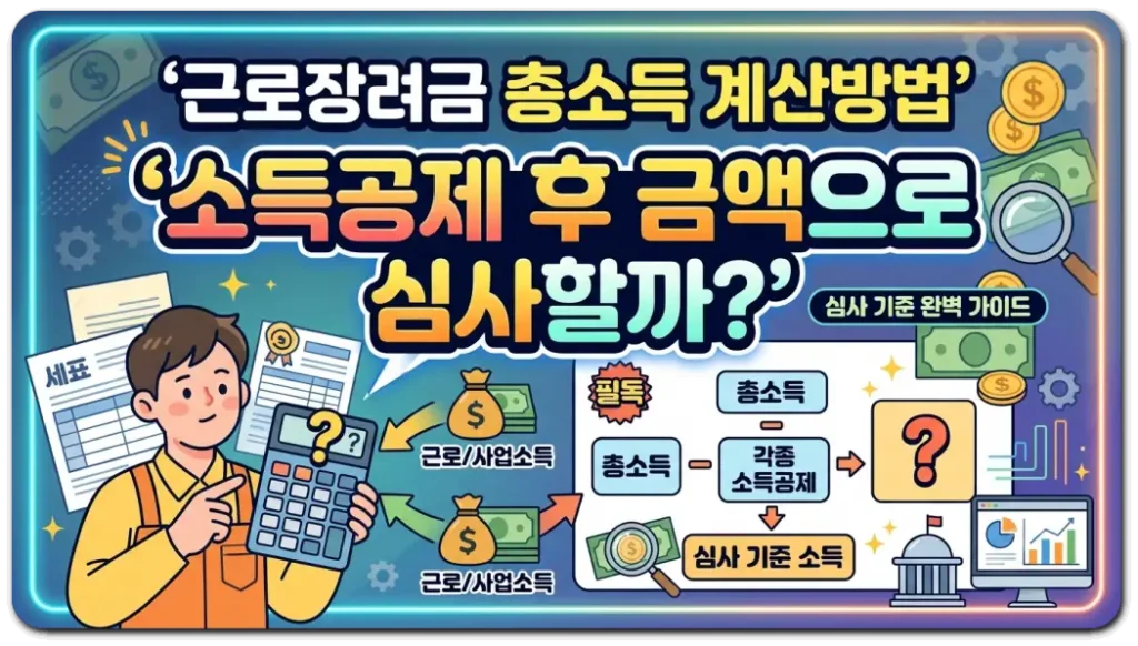 근로장려금-계산법