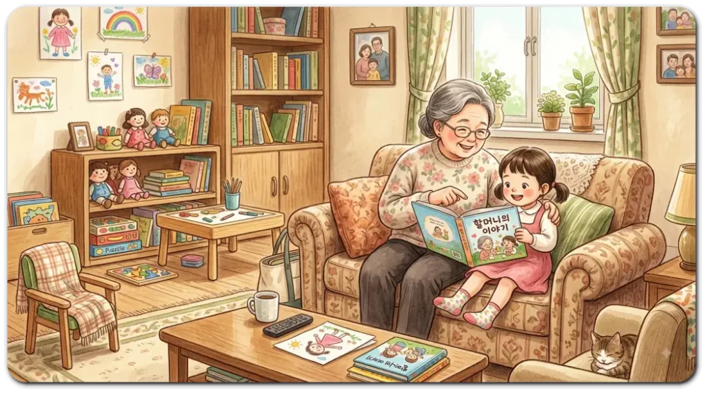 대구-조부모-돌봄수당-신청하여-할머니의-돌봄을-받는-손녀