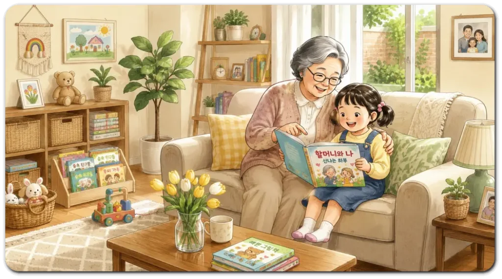 손녀에게-책-읽어주는-할머니