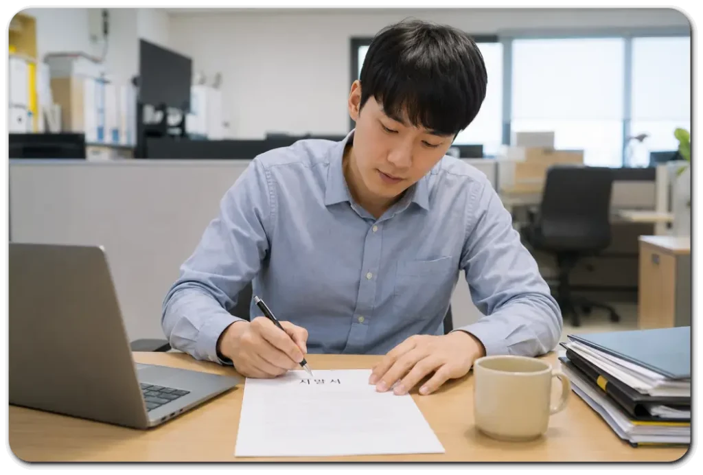 차분히-시말서를-작성하는-직장인