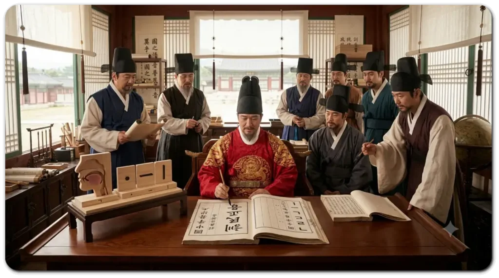 세종대왕의-훈민정음-창제