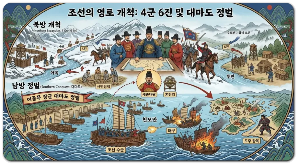 4군-6진-대마도정벌