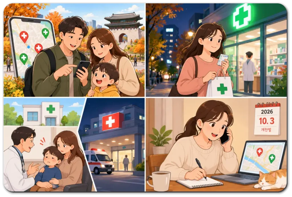 개천절-연휴-문-연-병원 찾기
