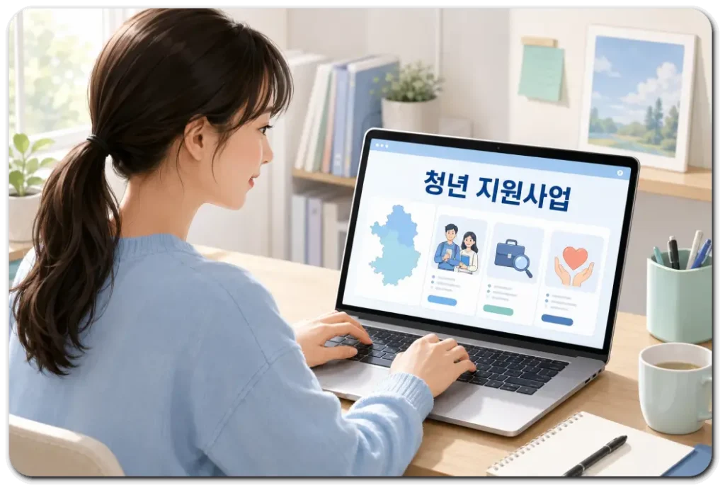 경기도-청년-지원-포털- 한눈에