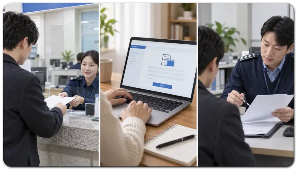 경찰-행정-서류-처리-과정