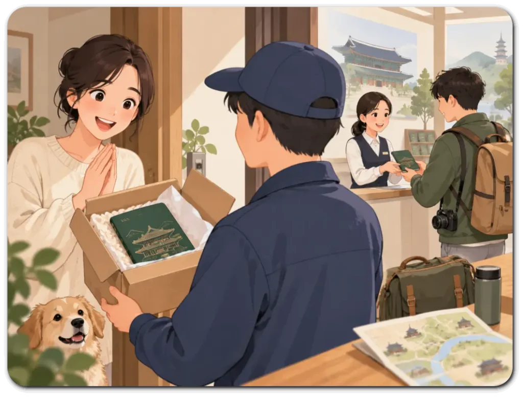국가유산-여권-수령-택배로-받기