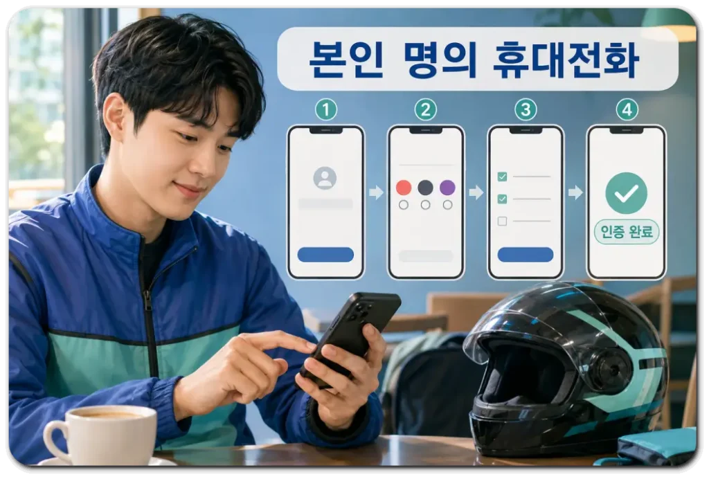 본인-명의-휴대전화-인증-절차