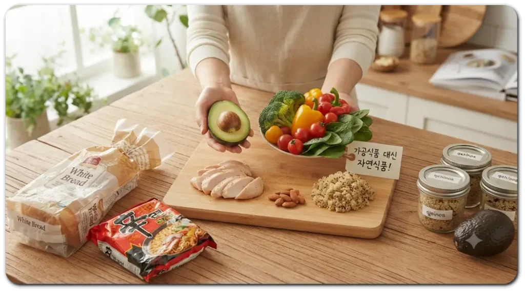 빵·라면-대신-자연식품을-선택