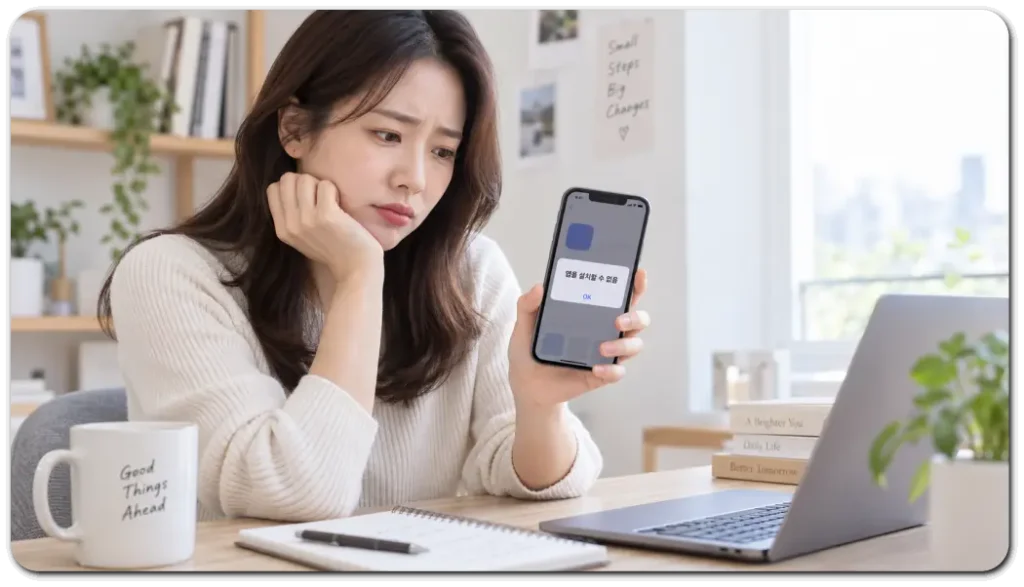 아이폰-앱설치-오류-해결하기