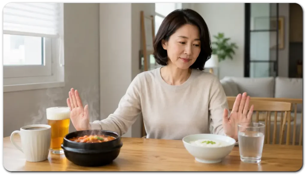 임플란트-후-커피-술-매운-음식-피하기