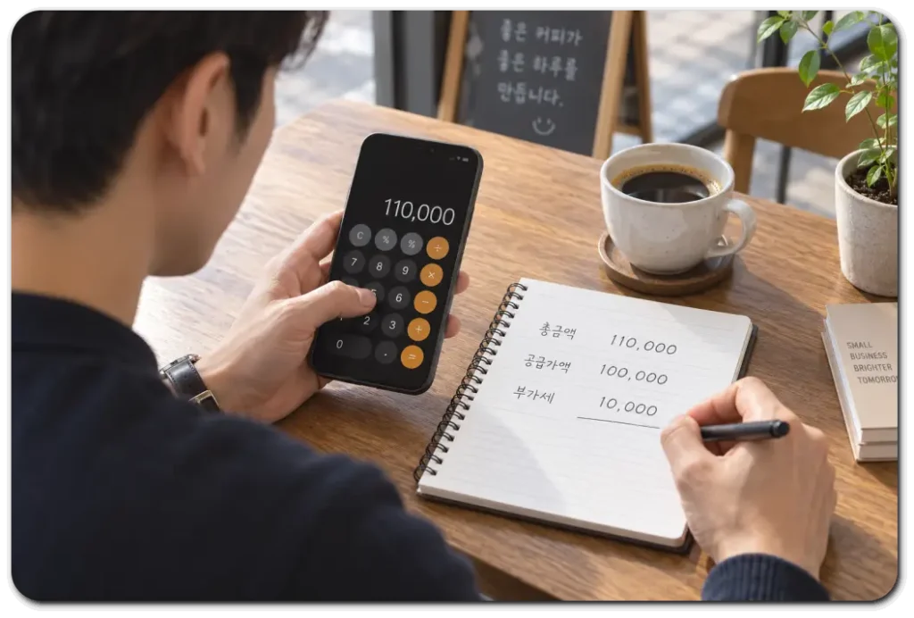 총액에서-공급가액과-부가세-역산