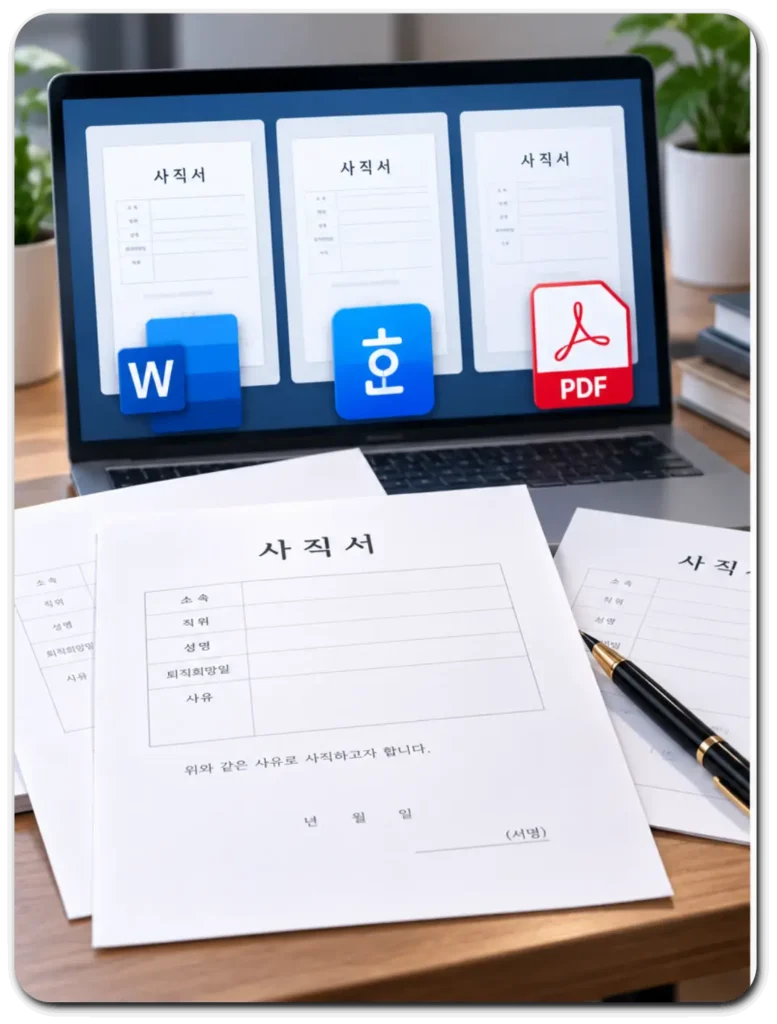 사직서_한글_워드_PDF_양식