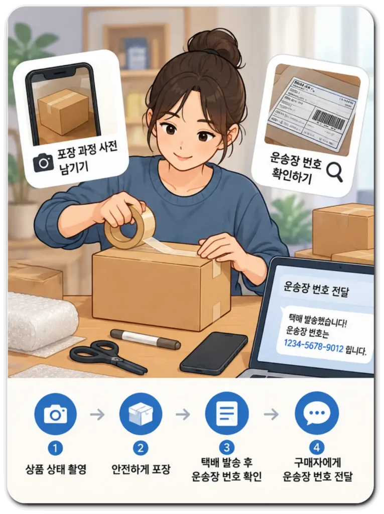 안전한 중고거래와 택배 포장 가이드