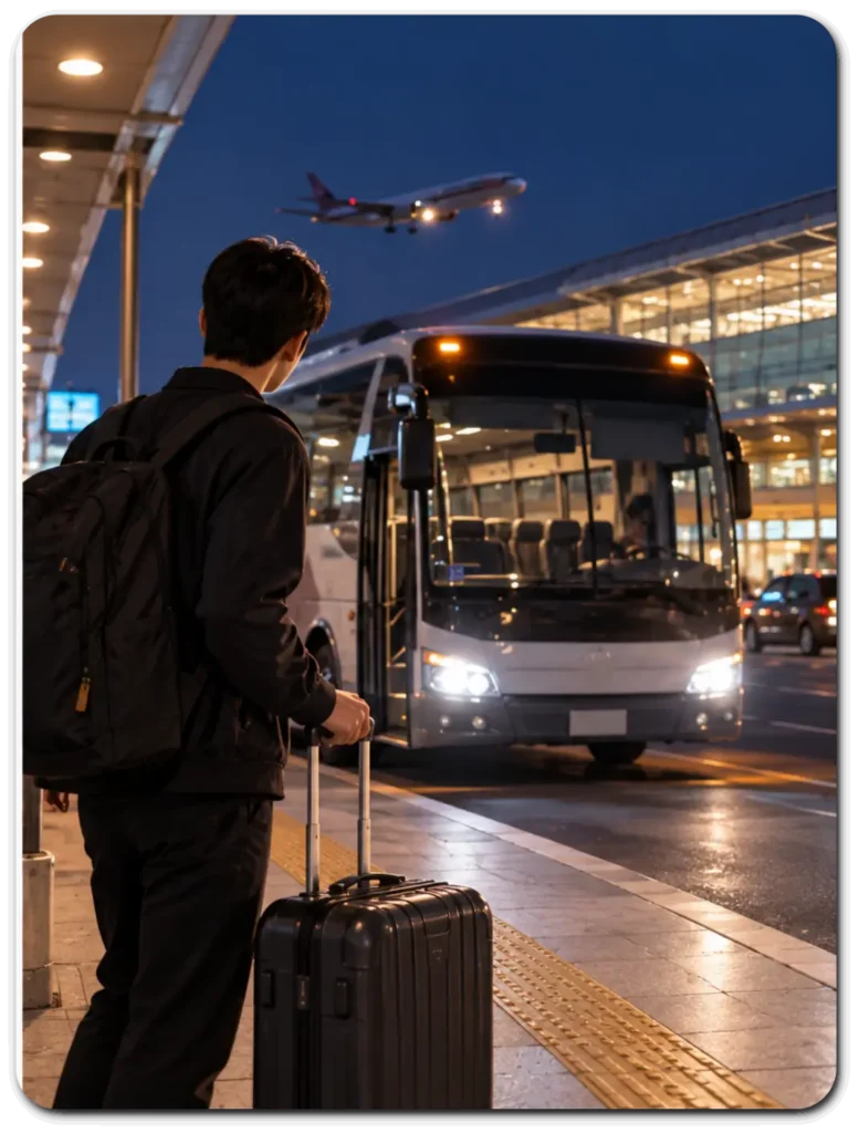 인천공항_심야버스_탑승