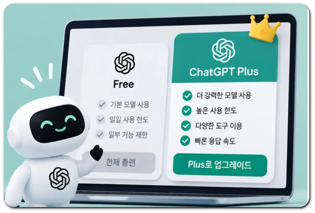 챗GPT-플러스-무료-차이