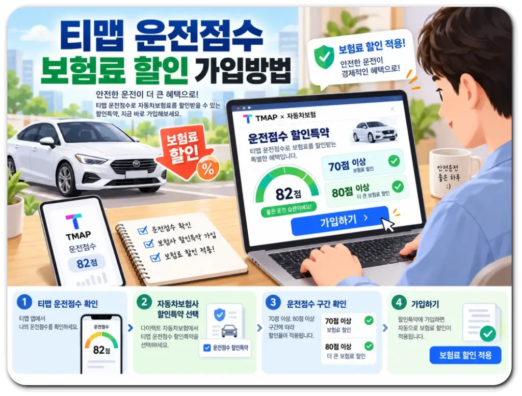 티맵-운전점수-확인-및-보험할인-받기
